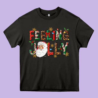 Feeling Jolly Heavy Core Tee Designed By Nancycooperartshop