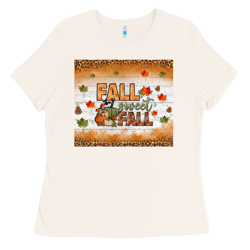 Fall Sweet Fall Tumbler Ladies Tee by BundleAndBundleShop | Teevron
