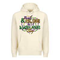 Sandshell heads and bling it's' a mardi gras thing Premium Hoodie - FaDigitalArtStudio