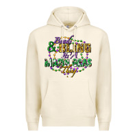 Tofu heads and bling it's' a mardi gras thing Premium Hoodie - FaDigitalArtStudio