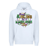 White heads and bling it's' a mardi gras thing Premium Hoodie - FaDigitalArtStudio