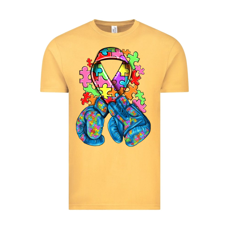 Autism Awareness With Boxing Gloves Vintage Tee by NancyCooperArtShop | Teevron
