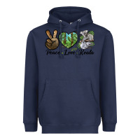 Navy peace love koala Heavyweight Hoodie - LillyAllenDesigns