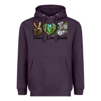 Plum peace love koala Heavyweight Hoodie - LillyAllenDesigns