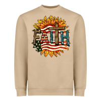 Mushroom Faith USA Heavyweight Sweatshirt - FaDigitalArtStudio