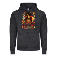 Vintage Black santa favorite banker afro messy bun Vintage Hoodie - texasbilliewilder