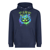Navy colorul chesire Heavyweight Hoodie - tuanDangUi