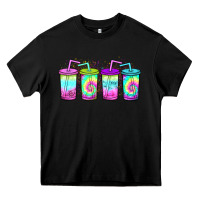 Black loaded tea coffee Heavy Core Tee - JahusDesignShop