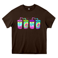 Chocolate Brown loaded tea coffee Heavy Core Tee - JahusDesignShop