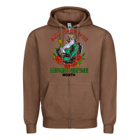 Chestnut traditional lady hispanic heritage month Zipper Hoodie - BundleAndBundleShop