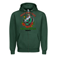 Sports Green traditional lady hispanic heritage month Zipper Hoodie - BundleAndBundleShop