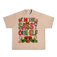 Burro I'm the sassy on the elf Urban Heavy Tee - NancyCooperArtShop