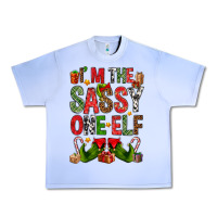 Grape Ice I'm the sassy on the elf Urban Heavy Tee - NancyCooperArtShop