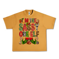Peanut Butter I'm the sassy on the elf Urban Heavy Tee - NancyCooperArtShop