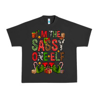 Pigment Black I'm the sassy on the elf Urban Heavy Tee - NancyCooperArtShop