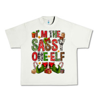 Pistachio I'm the sassy on the elf Urban Heavy Tee - NancyCooperArtShop
