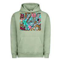 Pigment Oil Green nurse mousepad Urban Hoodie - BarkalooDesign
