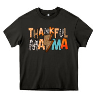 Asphalt Thankful Mama Heavy Core Tee - MaliasSmallBusiness