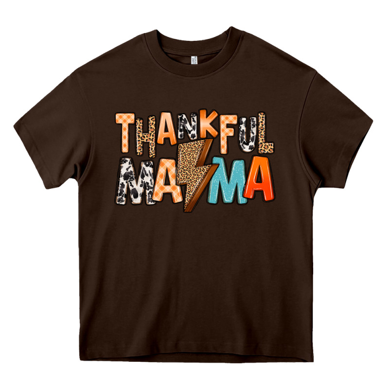 Thankful Mama Heavy Core Tee by MaliasSmallBusiness | Teevron