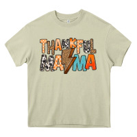 Mossy Thankful Mama Heavy Core Tee - MaliasSmallBusiness