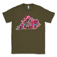 Army Green Pink Kentucky Classic Tee - Bettercallsaul