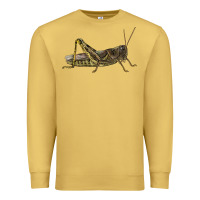 Antique Gold Grasshopper Premium Sweatshirt - LillyAllenDesigns