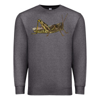 Charcoal Heather Grasshopper Premium Sweatshirt - LillyAllenDesigns