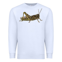 White Grasshopper Premium Sweatshirt - LillyAllenDesigns