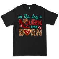 Black on this day a queen was born Premium Tee - BundleAndBundleShop