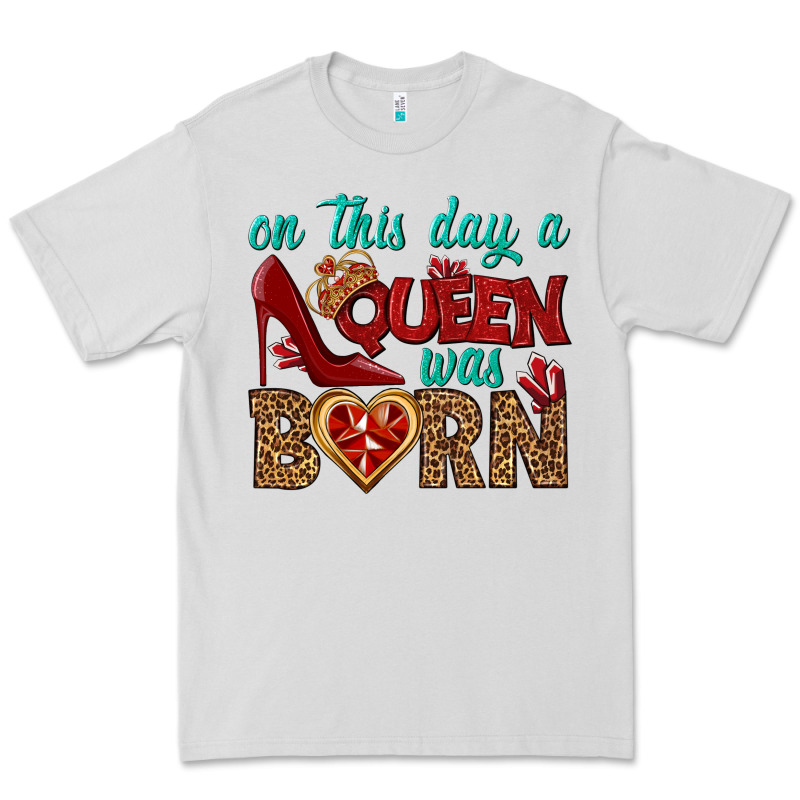 On This Day A Queen Was Born Premium Tee by BundleAndBundleShop | Teevron