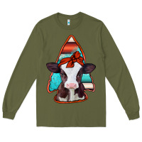 Army Green baby calf arrowhead Long Sleeve Tee - Jasminsmagicworld