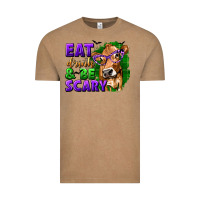 Vintage Coffee Eat Drink and Be Scary with Halloween Vintage Tee - texasbilliewilder