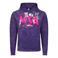 Cloud Purple breast cancer msa medical support assistant Vintage Hoodie - texasbilliewilder
