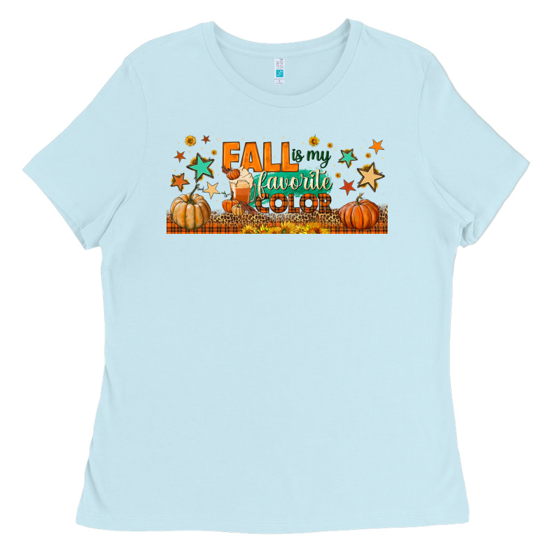 Fall Is My Favorite Color Libbey Glass Ladies Tee by BundleAndBundleShop | Teevron