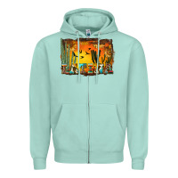 Seafoam western latina Zipper Hoodie - BundleAndBundleShop