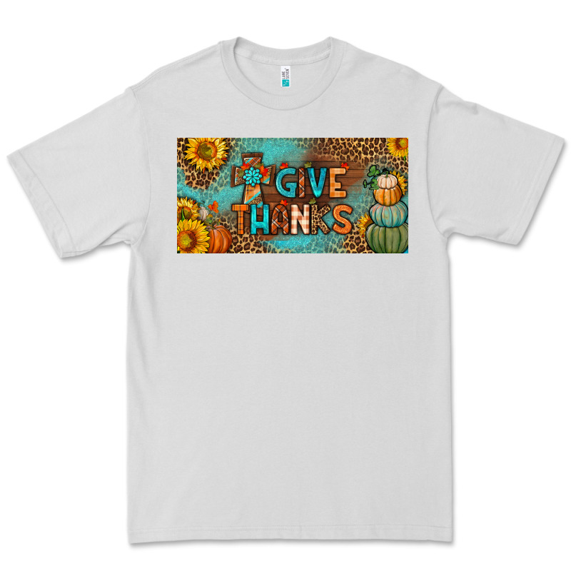 Give Thanks License Plate Premium Tee by BundleAndBundleShop | Teevron