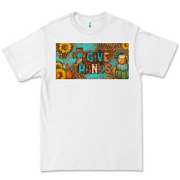 White give thanks license plate Premium Tee - BundleAndBundleShop
