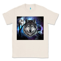 Natural wolf and full moon Classic Tee - RanaPortraitStore