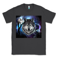 Smoke wolf and full moon Classic Tee - RanaPortraitStore