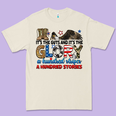 It's The Guts And It's The Glory A Hundred Stories Premium Tee Designed By Ranaportraitstore