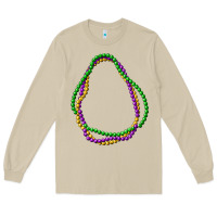 Mushroom mardi gras beads Long Sleeve Tee - CowGirlArtShop