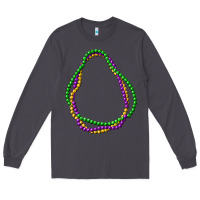 Smoke mardi gras beads Long Sleeve Tee - CowGirlArtShop