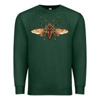 Sports Green acrocinus beetle with wings Premium Sweatshirt - LillyAllenDesigns