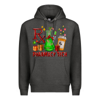 Charcoal Heather pharmacy tech christmas Premium Hoodie - FaDigitalArtStudio