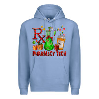 Colony Blue pharmacy tech christmas Premium Hoodie - FaDigitalArtStudio