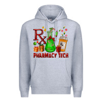 Heather Grey pharmacy tech christmas Premium Hoodie - FaDigitalArtStudio