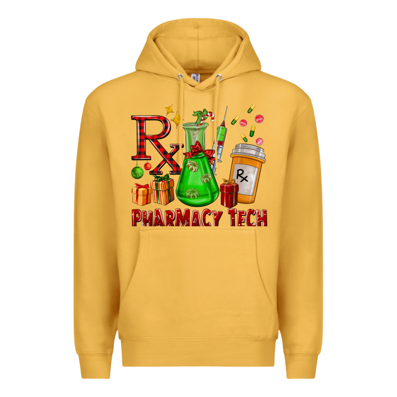 Pharmacy Tech Christmas Premium Hoodie by FaDigitalArtStudio | Teevron