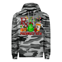 Slate Camo pharmacy tech christmas Premium Hoodie - FaDigitalArtStudio