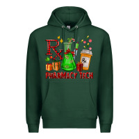 Sports Green pharmacy tech christmas Premium Hoodie - FaDigitalArtStudio