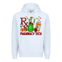 White pharmacy tech christmas Premium Hoodie - FaDigitalArtStudio